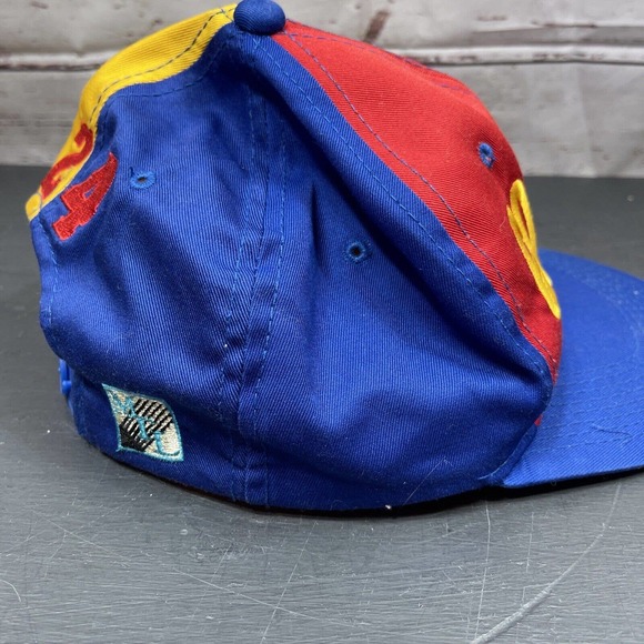 Jeff Gordon #24 Nascar Hat Color Block Red Yellow Blue Snap Back Young An Hat Co - Picture 4 of 8